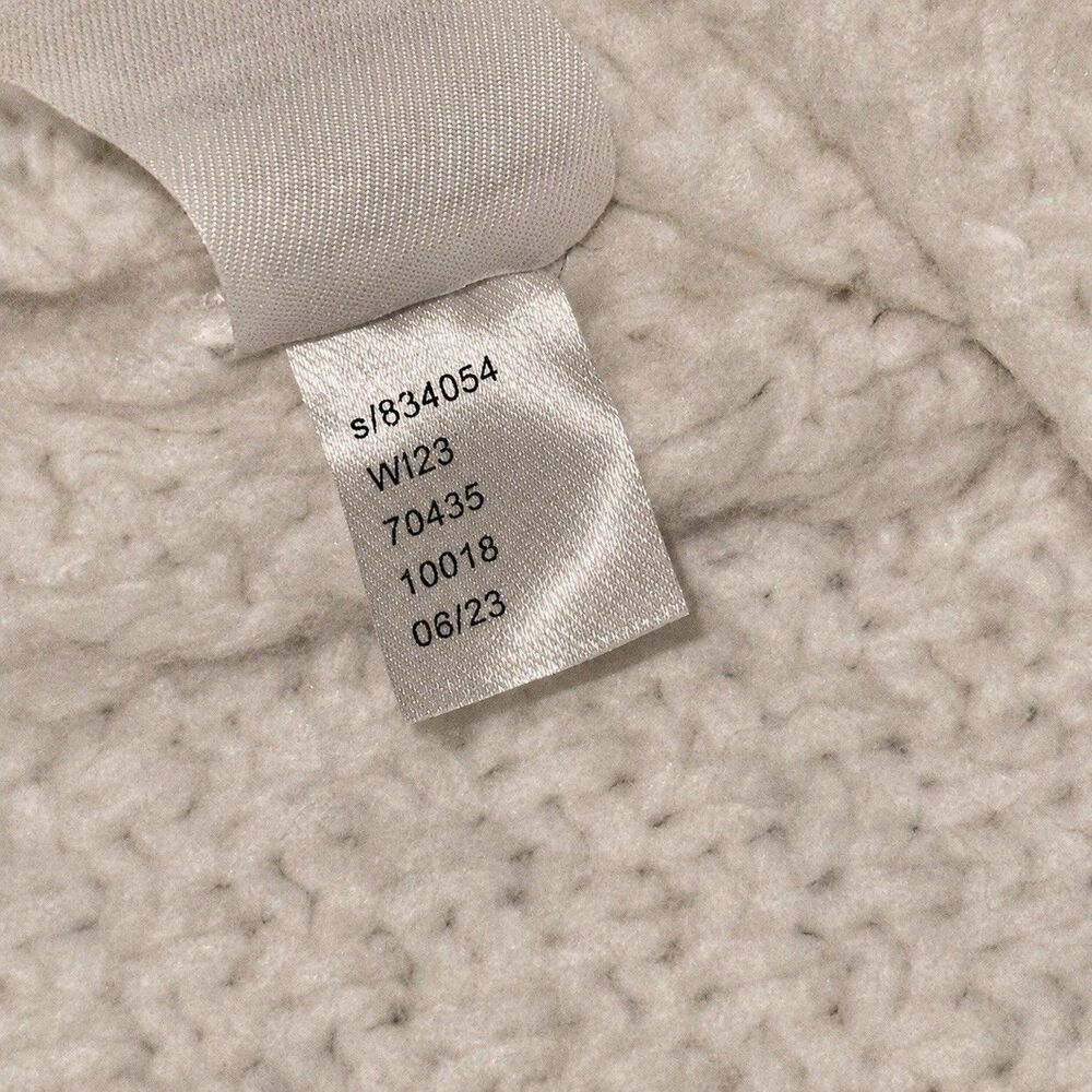 NWT Ann Taylor Cable Knit Mock Neck Sweater Womens L Ivory Wool Blend - Picture 8 of 8